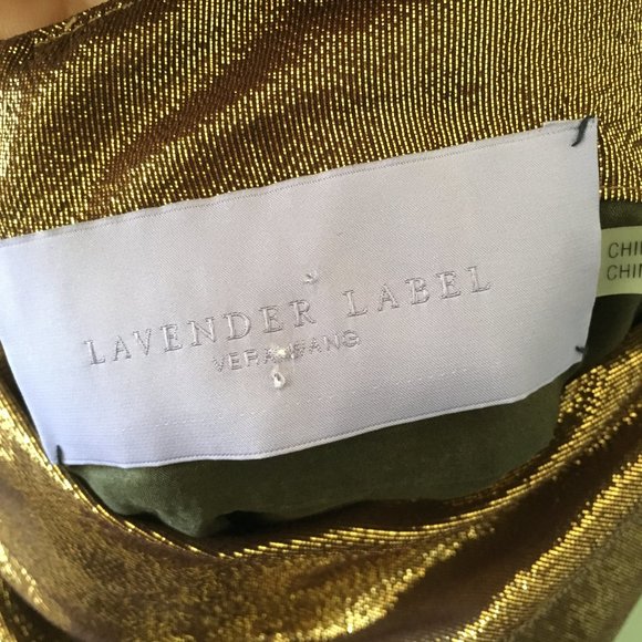 vera wang lavender label silk halter dress - Picture 4 of 6